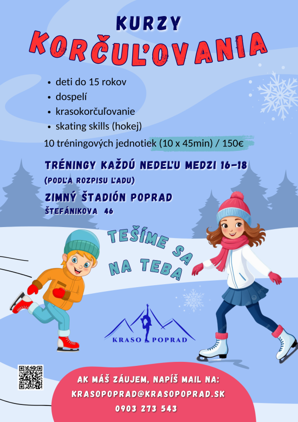 kurzy korčuľovania 2025